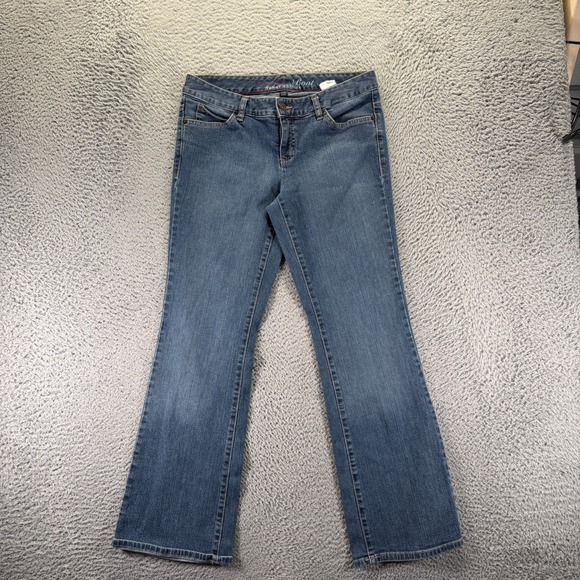 Tommy Hilfiger Denim - Tommy Hilfiger Freedom Jeans Womens 6 Blue Cotton Denim Bootcut Faded Stretch